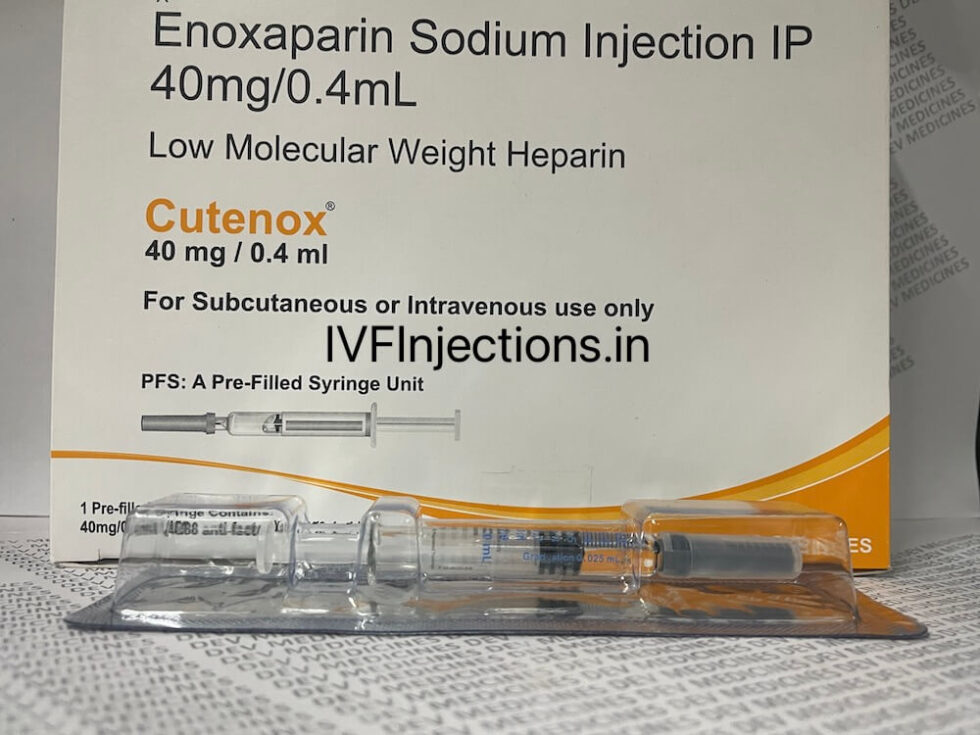 Cutenox 40 mg Enoxaparin | Buy in Delhi | IVFInjection