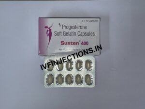 susten 400 mg capsule, uses effects, use in pregnancy, ivf
