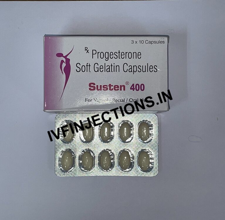 susten 400 mg capsule, uses effects, use in pregnancy, ivf