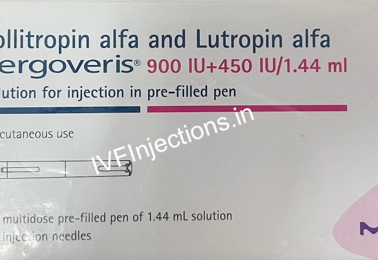 Pergoveris 450 + 225 buy in delhi, noida, ncr, gurugram, ivf injection pergoveris 450 225