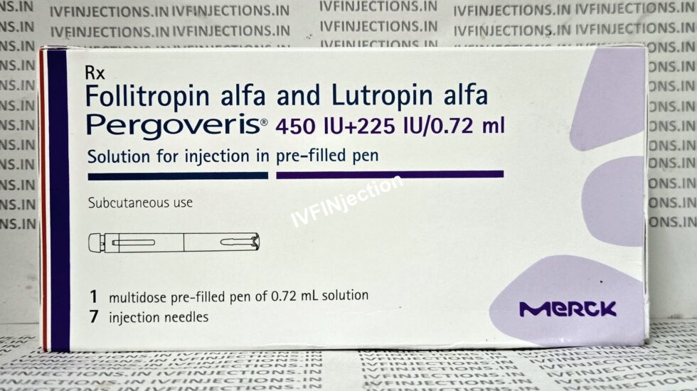 Pergoveris 450 + 225 buy in delhi, noida, ncr, gurugram, ivf injection pergoveris 450 225