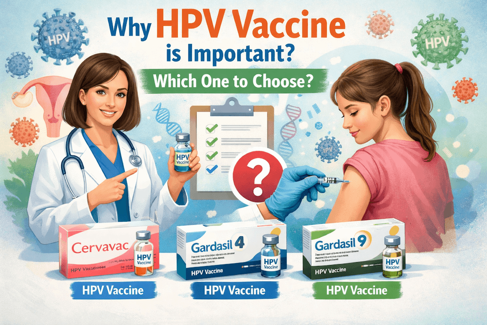 Why HPV Vaccine is important? Which one to choose?