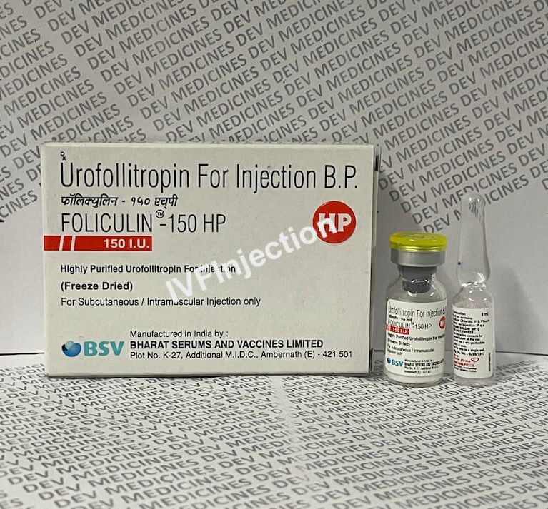 foliculin hp 75 IU injection